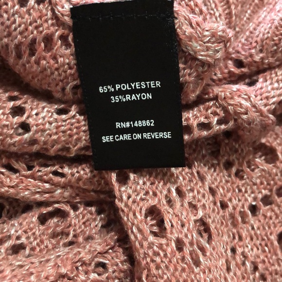 Torrid mauve pink diamond size 1 women’s cardigan - Picture 12 of 12